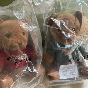 Lot of 2 Coach Fragrances Teddy Bears, New